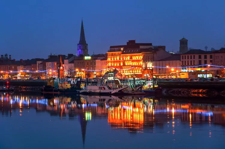 waterford ireland night city